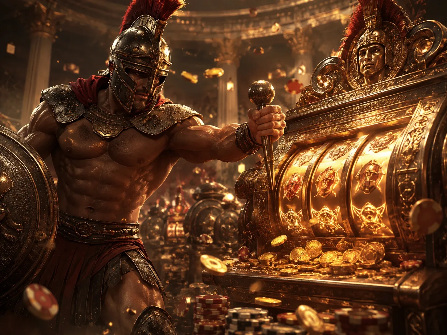 Ancient Slot Machine Jackpot Warrior