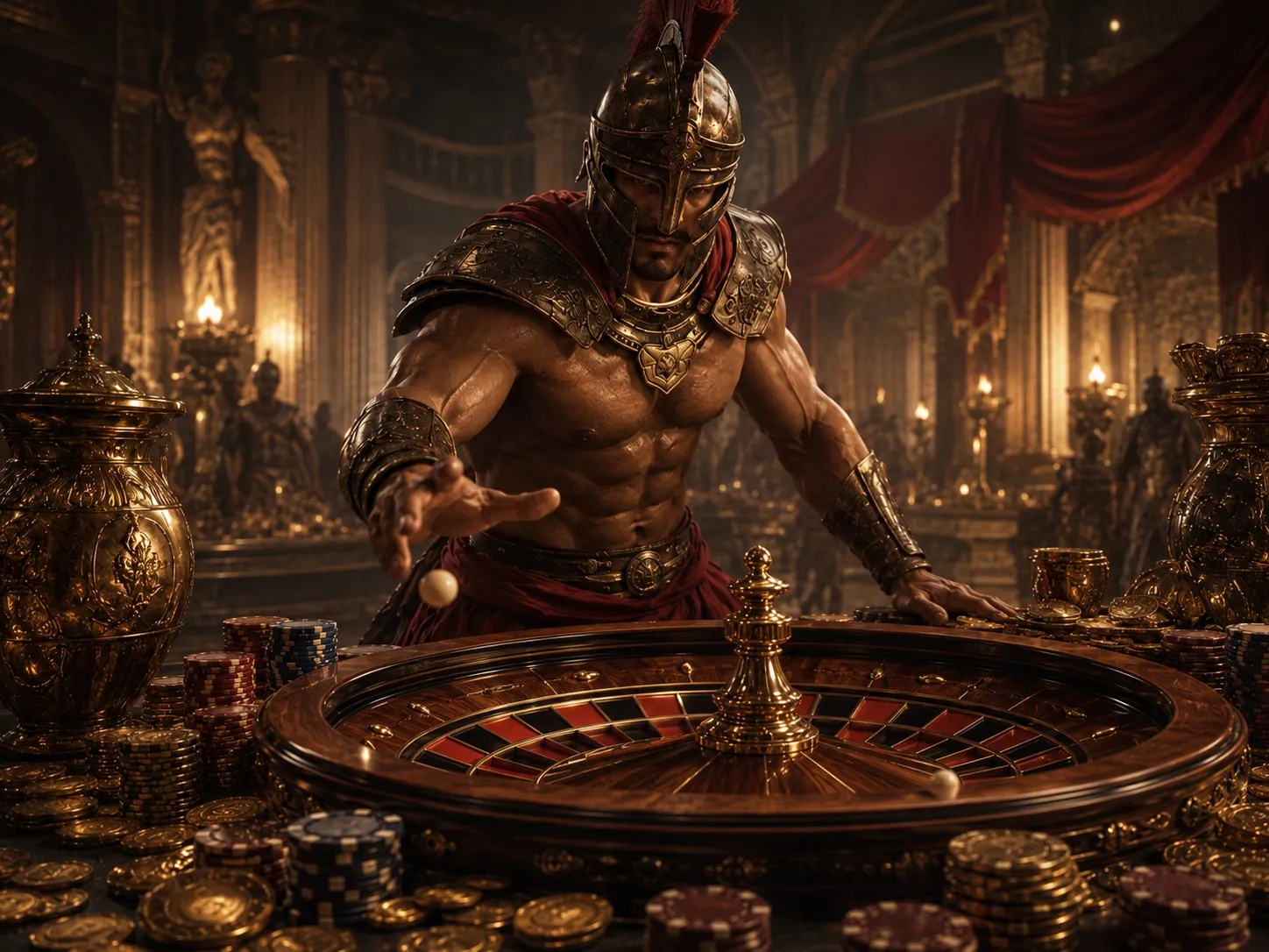 Spartan Roulette Table Casino Fate